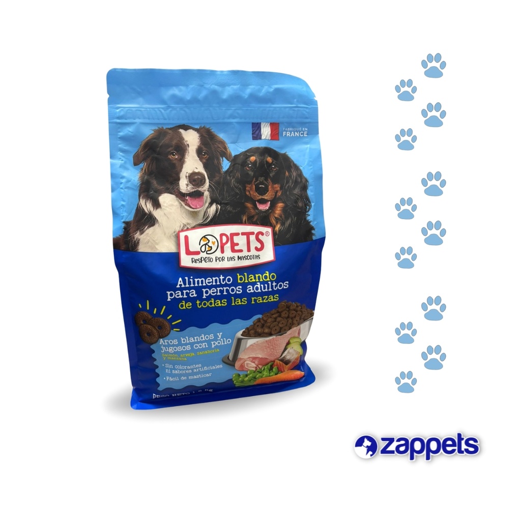 ALIMENTO BLANDO PARA PERROS LOPETS 7KG