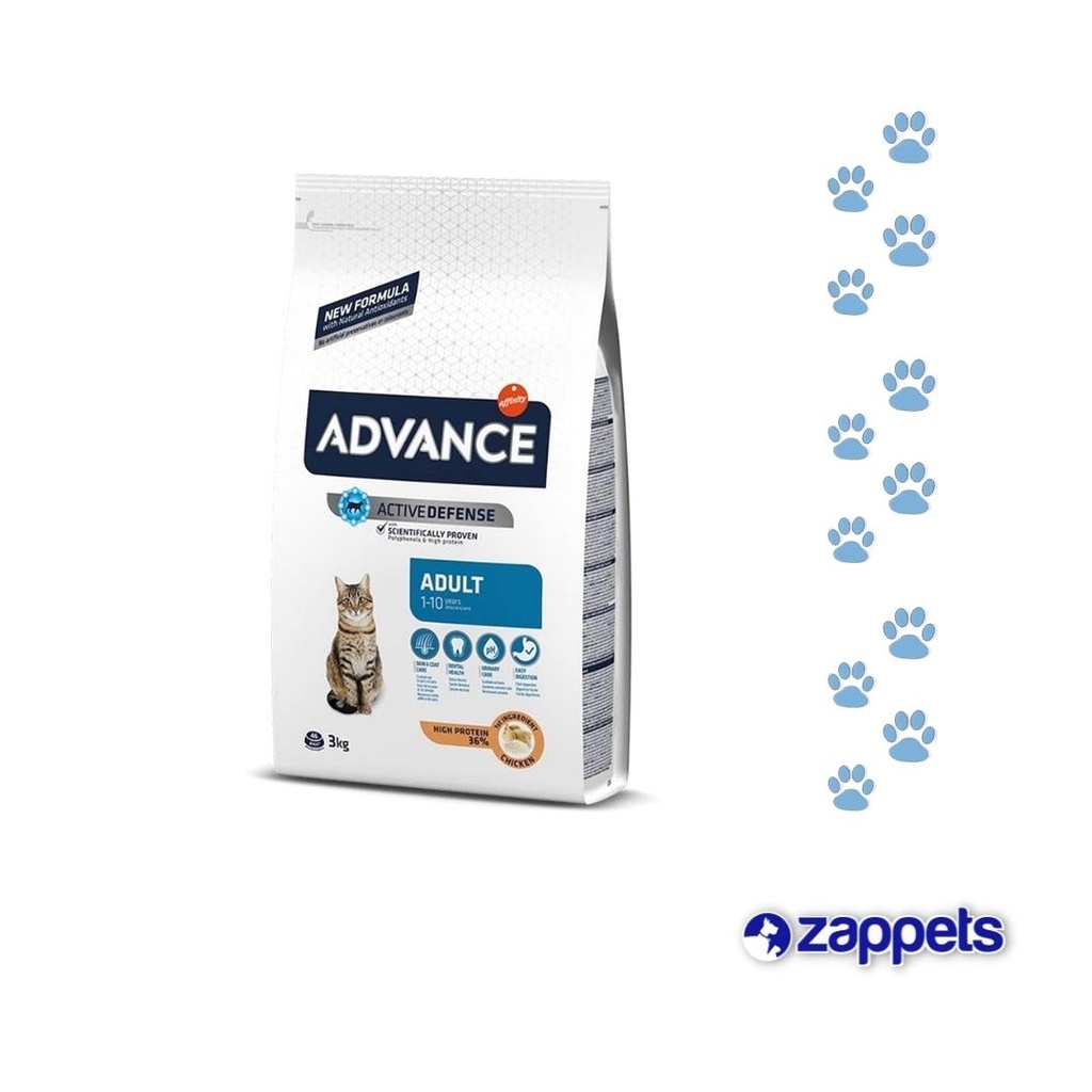 ALIMENTO PARA GATO ADVANCE GATOS ADULTOS 400GR