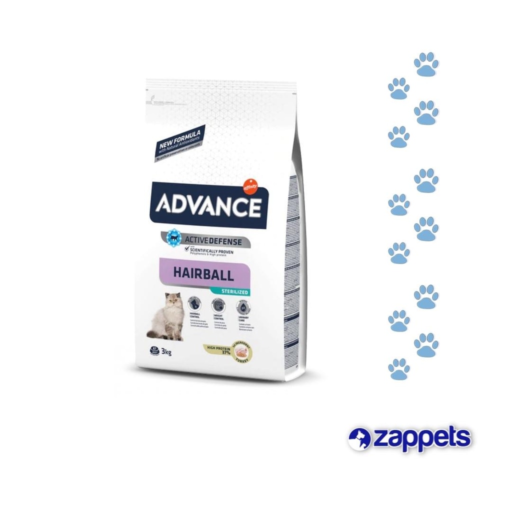 ALIMENTO PARA GATO ADVANCE HAIRBALL STERIL 1.5KG