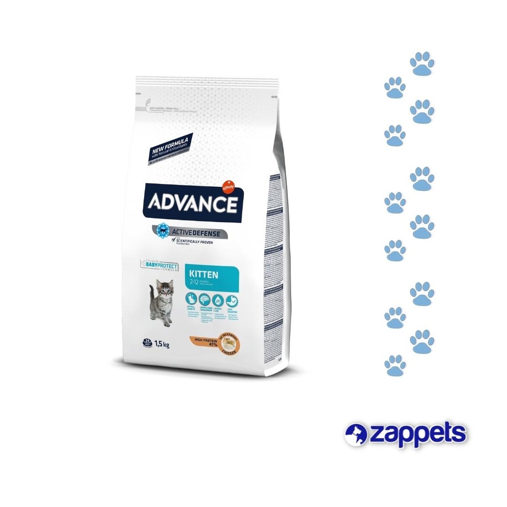 ALIMENTO PARA GATO ADVANCE KITTEN 1.5KG