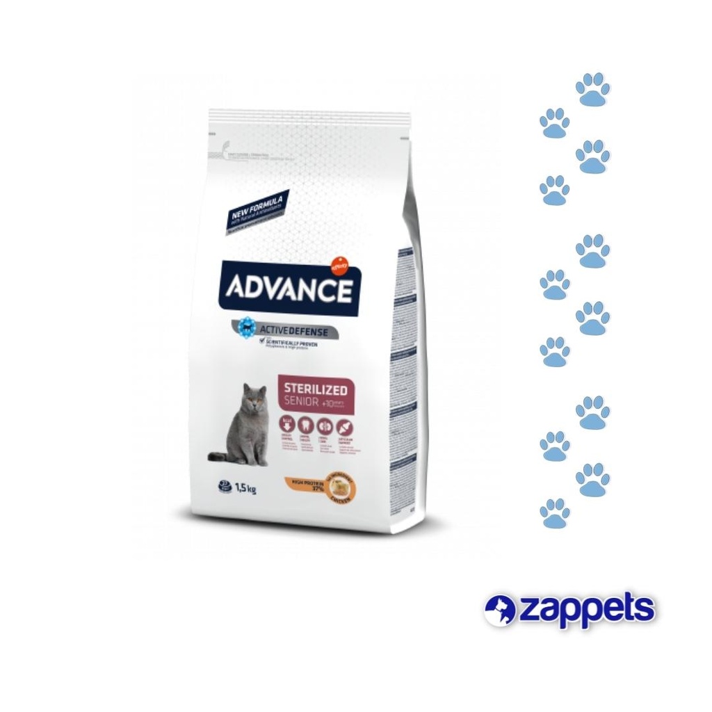 ALIMENTO PARA GATO ADVANCE STERIL SENIOR 1.5KG