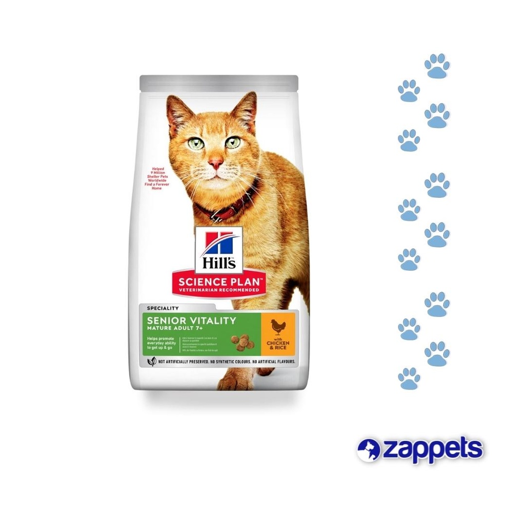 ALIMENTO PARA GATO HILLS SENIOR VITALITY 7+ 3LB