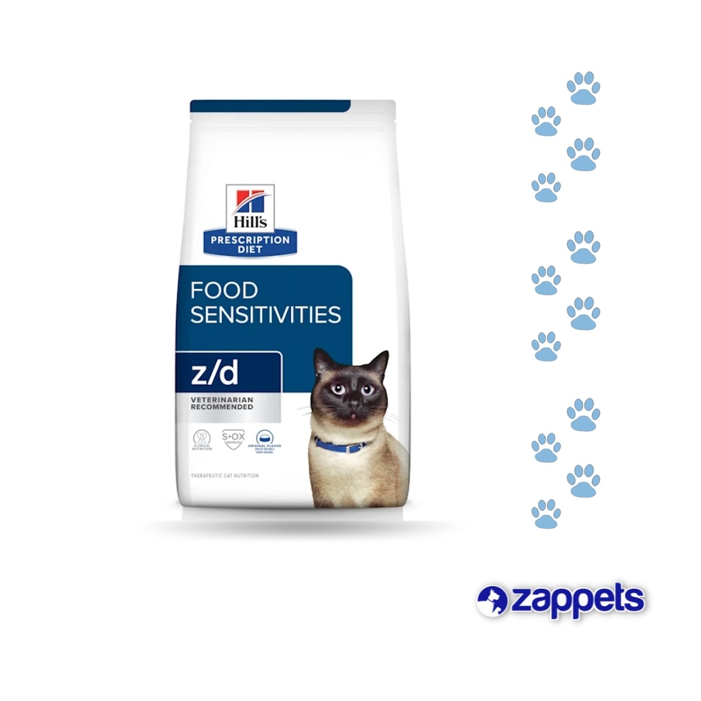ALIMENTO PARA GATO HILLS Z/D SKIN/FOOD SENSITIVITIES 4LB