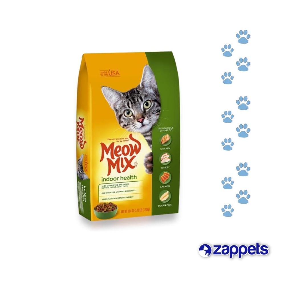 ALIMENTO PARA GATO MEOW MIX INDOOR FORMULA 1.42KG