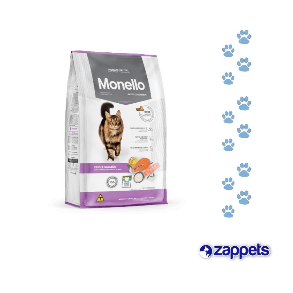 ALIMENTO PARA GATO MONELLO CASTRADO 10.1KG