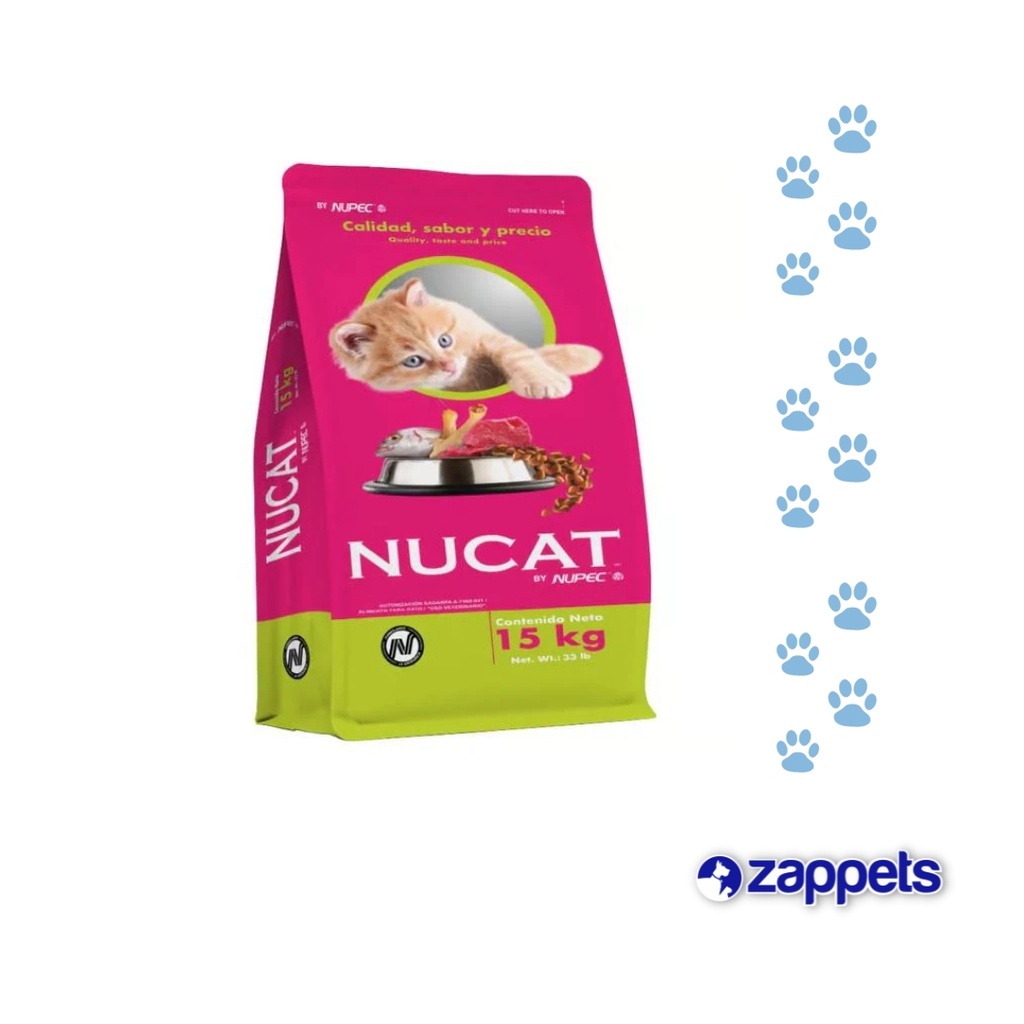 ALIMENTO PARA GATO NUCAT 900GR