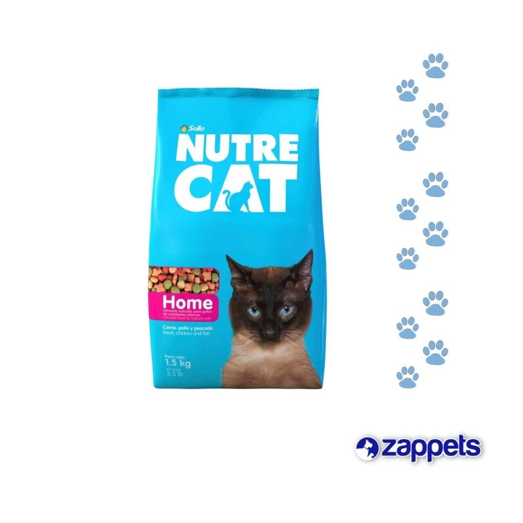 ALIMENTO PARA GATO NUTRECAT HOME 8KG