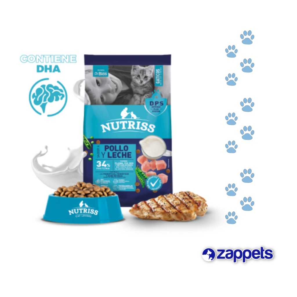 ALIMENTO PARA GATO NUTRISS GATICOS 1KG