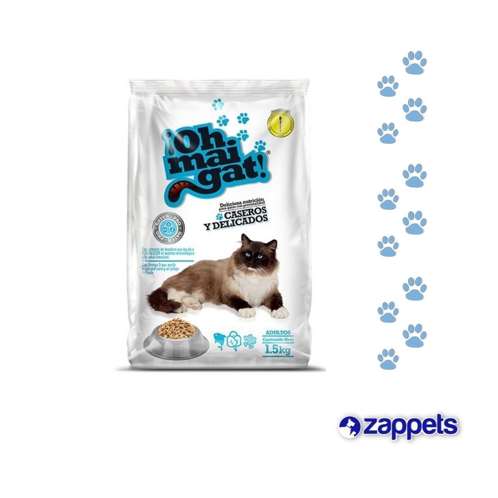 ALIMENTO PARA GATO OH MAI GAT ADULTOS CASEROS 8KG