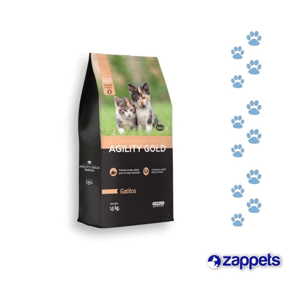 ALIMENTO PARA GATOS AGILITY GOLD GATITOS 500GR