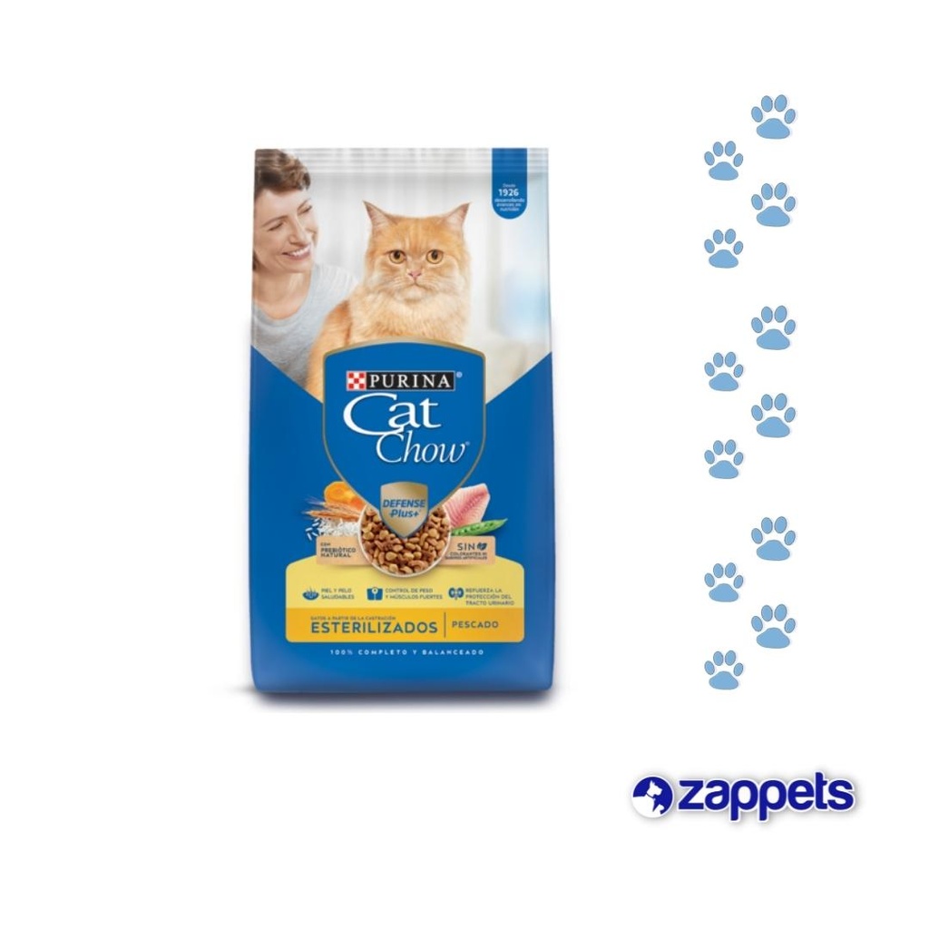 ALIMENTO PARA GATOS CAT CHOW ESTERILIZADOS 8KG