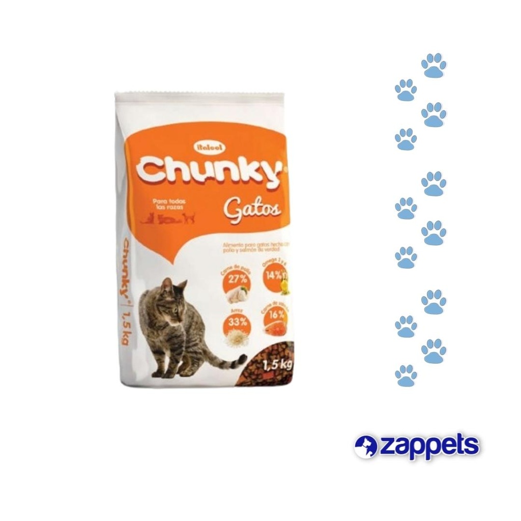 ALIMENTO PARA GATOS CHUNKY TRADICIONAL 500GR