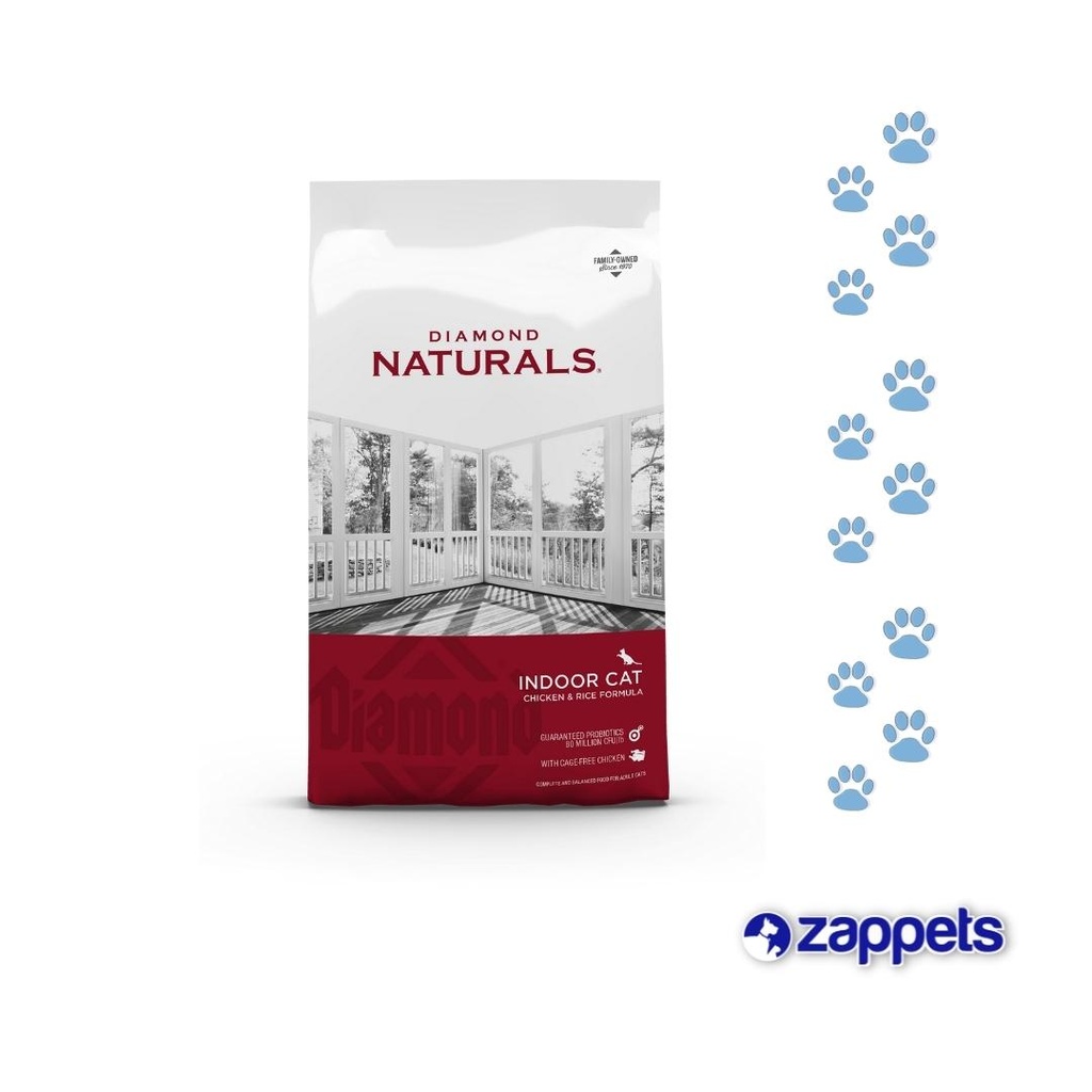 ALIMENTO PARA GATOS DIAMOND NATURALS INDOOR CAT 500GR