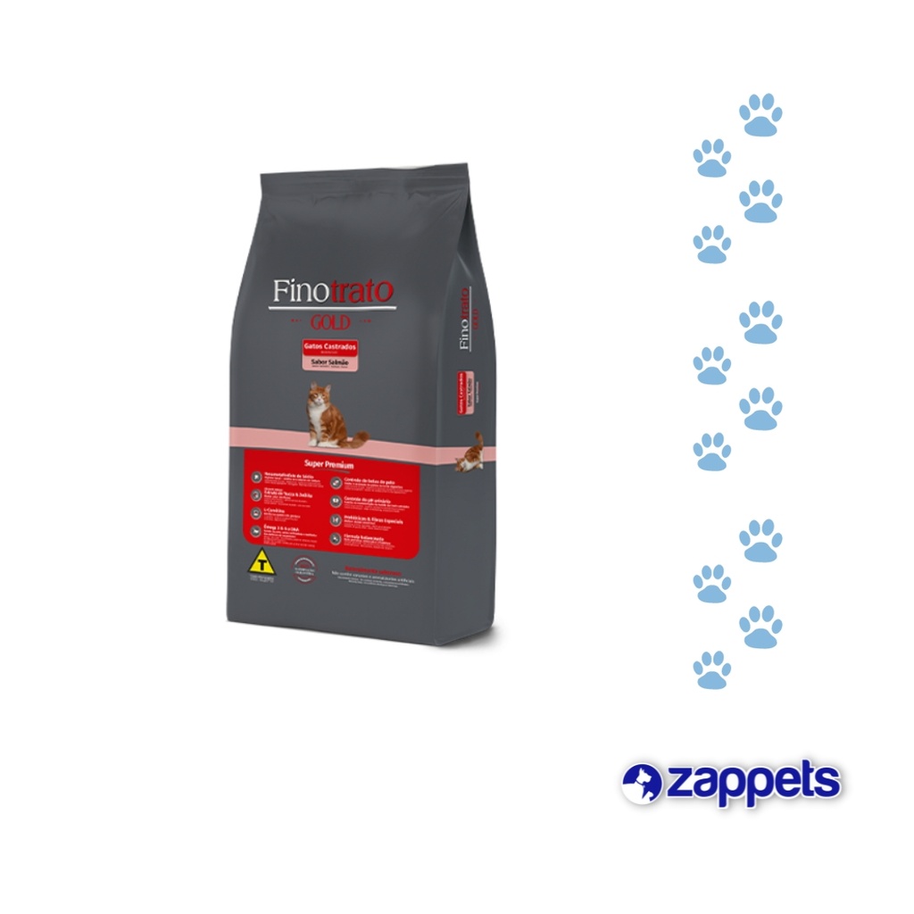 ALIMENTO PARA GATOS FINO TRATO GOLD CASTRADOS 1KG
