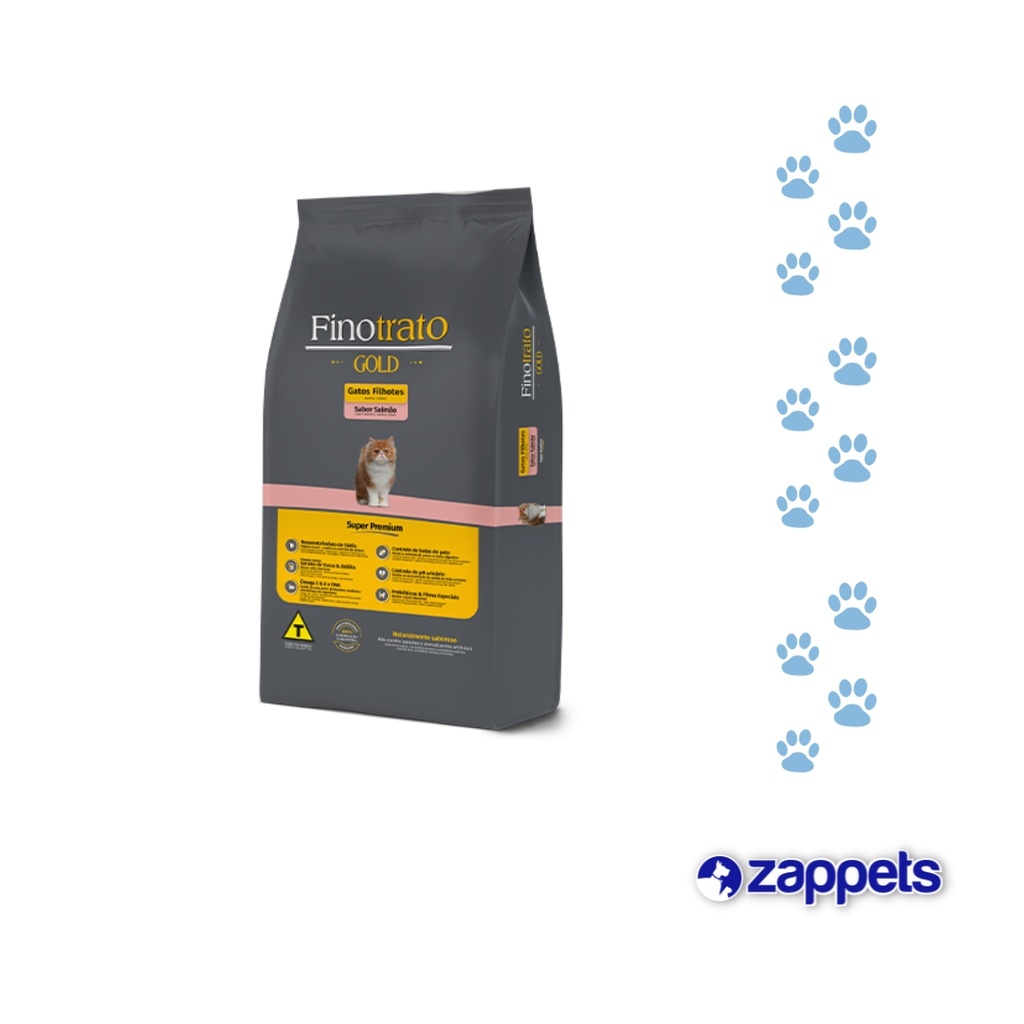 ALIMENTO PARA GATOS FINO TRATO GOLD FILHOTES 3KG