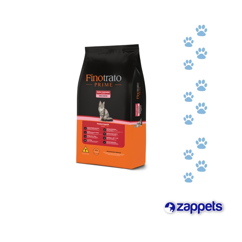 ALIMENTO PARA GATOS FINO TRATO PRIME CASTRADOS 1KG