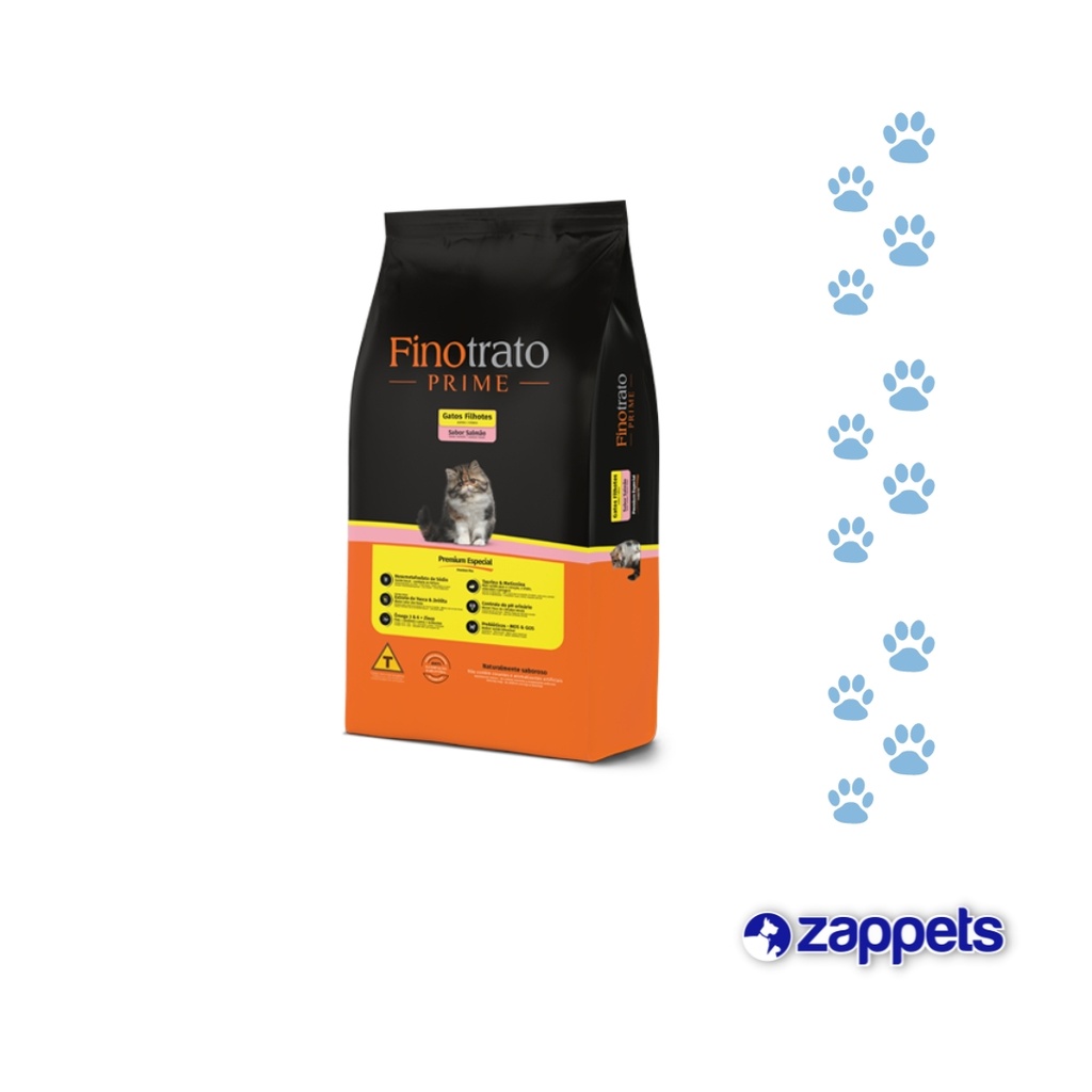 ALIMENTO PARA GATOS FINO TRATO PRIME FILHOTES 1KG